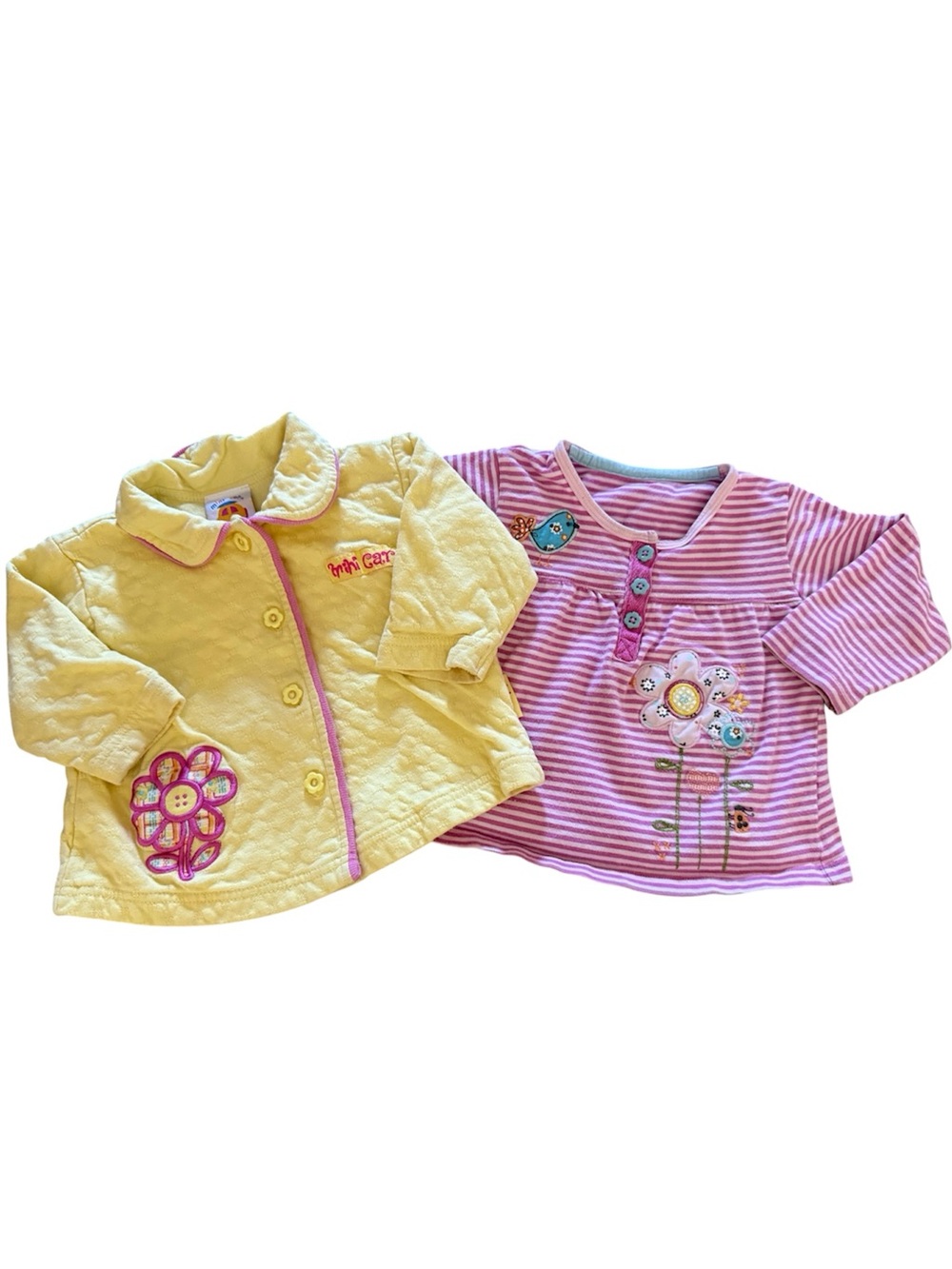 VINTAGE BABY GIRL CLOTHES With Appliqué Details